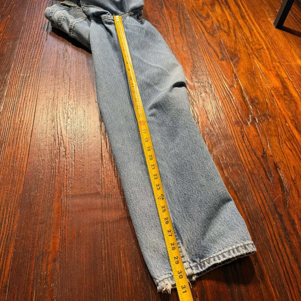 Levis 550 Jeans‎ Mens 36x32 Blue Relaxed Straight Faded Whiskers